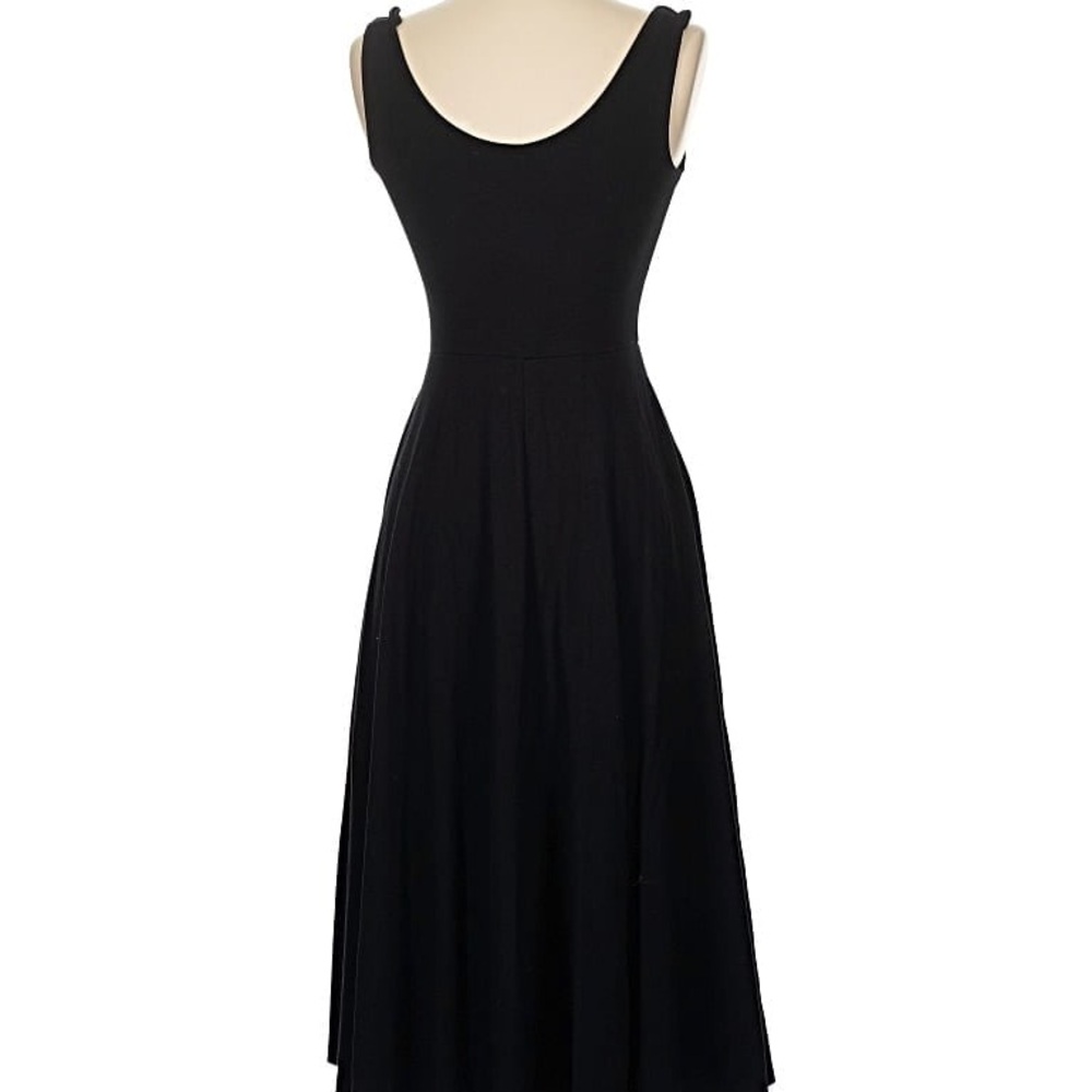 Nicole Miller Elegant Black Sleeveless Tank High Low Hem Dress XL NWT - Picture 1 of 10
